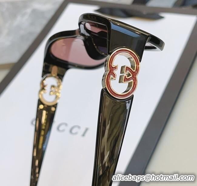 Fashion Wholesale Gucci Sunglasses GG1826SK Black/Red 2025