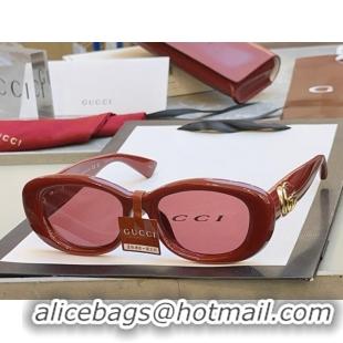 Original Cheap Gucci Sunglasses GG1829SK Red 2025