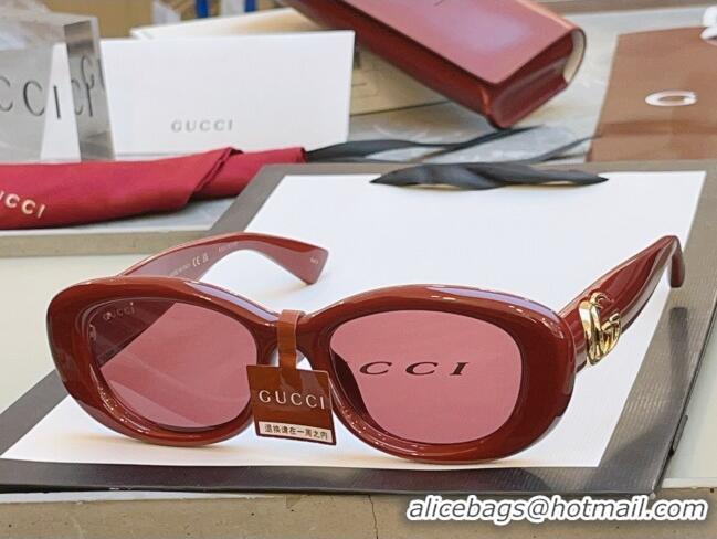 Original Cheap Gucci Sunglasses GG1829SK Red 2025