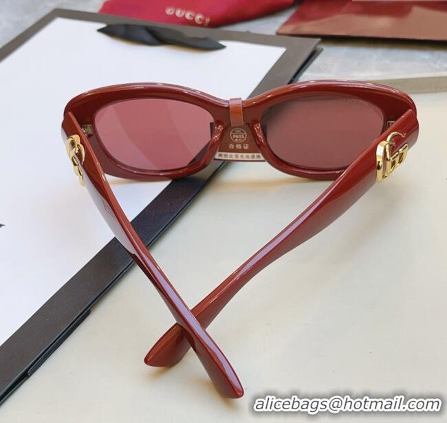 Original Cheap Gucci Sunglasses GG1829SK Red 2025