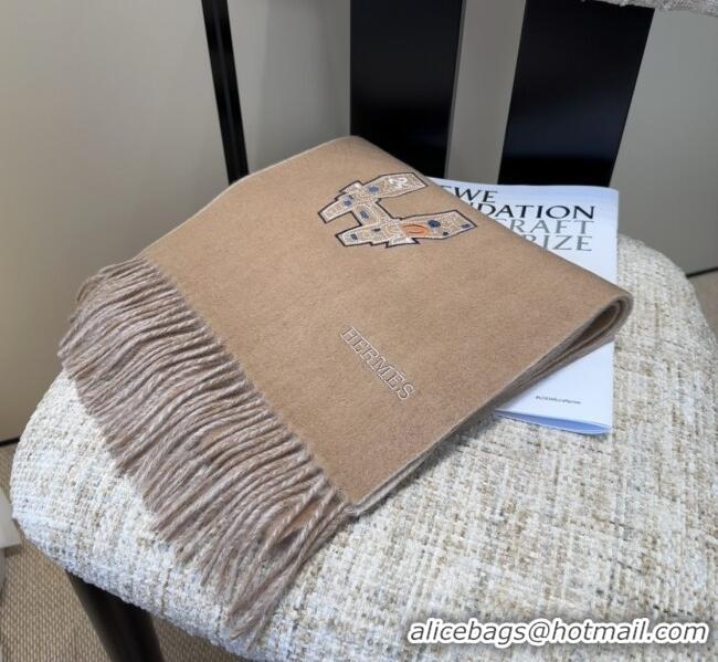 Market Sells Hermes Long 190x35cm Scarf H110503 Camel 2025
