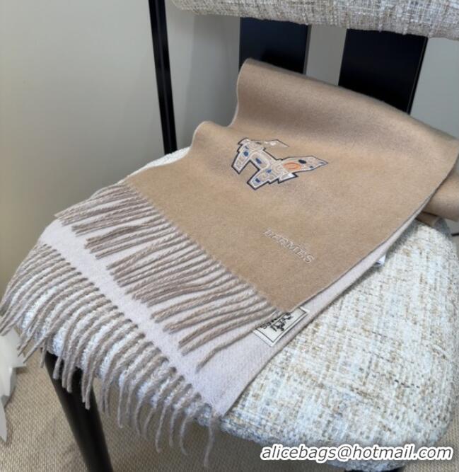 Market Sells Hermes Long 190x35cm Scarf H110503 Camel 2025