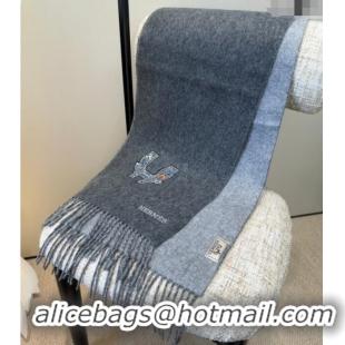 Spot Bulk Hermes Long 190x35cm Scarf H110504 Grey 2025