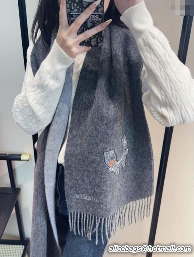 Spot Bulk Hermes Long 190x35cm Scarf H110504 Grey 2025