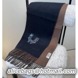 Best Price Hermes Long 190x35cm Scarf H110505 Black 2025