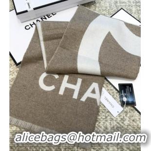 Market Sells Chanel Cashmere Long Scarf 200x70cm CH110518 Beige 2025