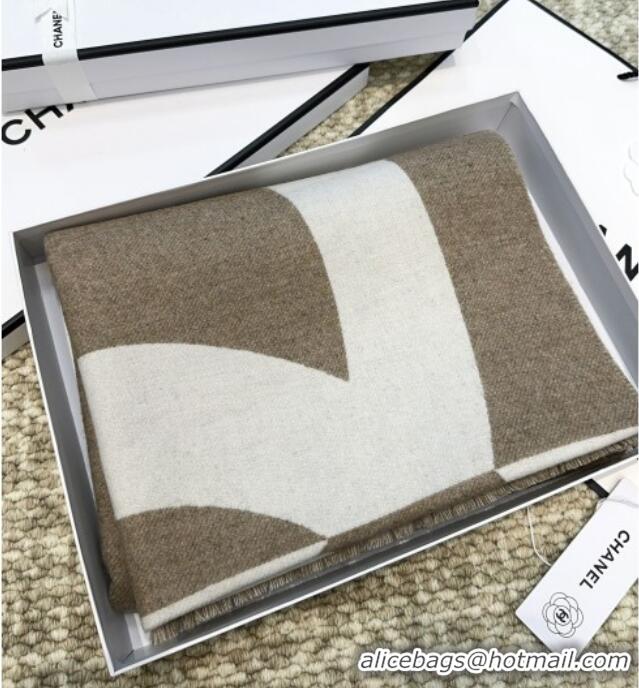 Market Sells Chanel Cashmere Long Scarf 200x70cm CH110518 Beige 2025