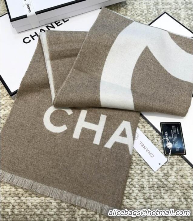 Market Sells Chanel Cashmere Long Scarf 200x70cm CH110518 Beige 2025