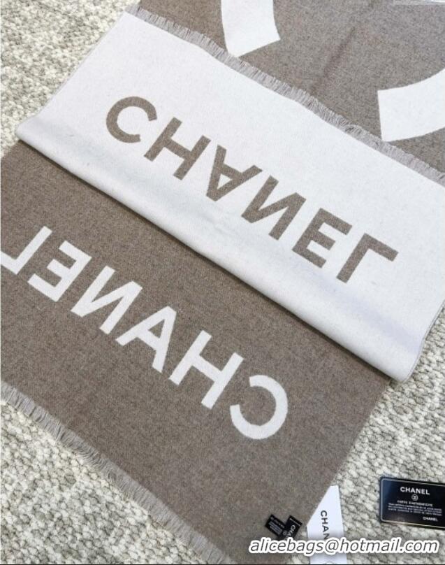 Market Sells Chanel Cashmere Long Scarf 200x70cm CH110518 Beige 2025