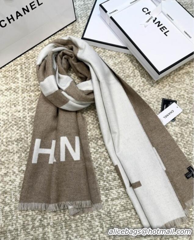Market Sells Chanel Cashmere Long Scarf 200x70cm CH110518 Beige 2025