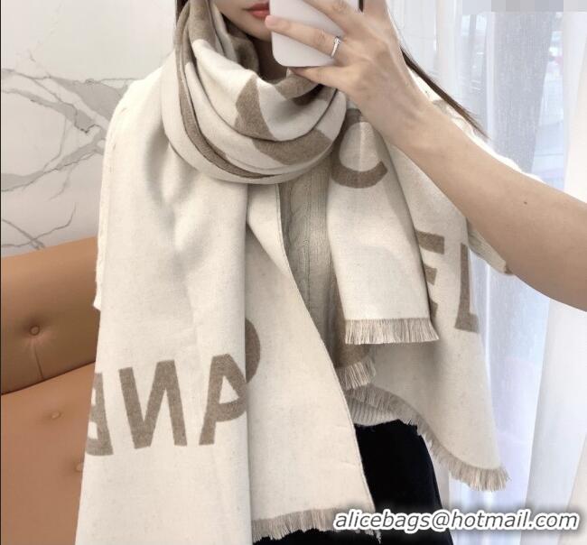 Market Sells Chanel Cashmere Long Scarf 200x70cm CH110518 Beige 2025