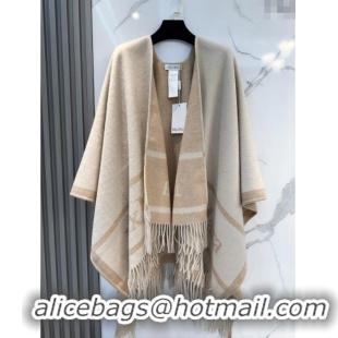 Luxury Classic Max Mara Wool Cape M110520 Beige 2025