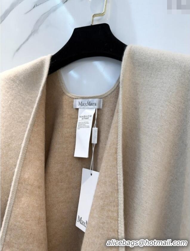 Luxury Classic Max Mara Wool Cape M110520 Beige 2025