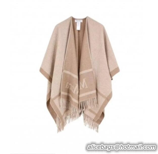 Luxury Classic Max Mara Wool Cape M110520 Beige 2025
