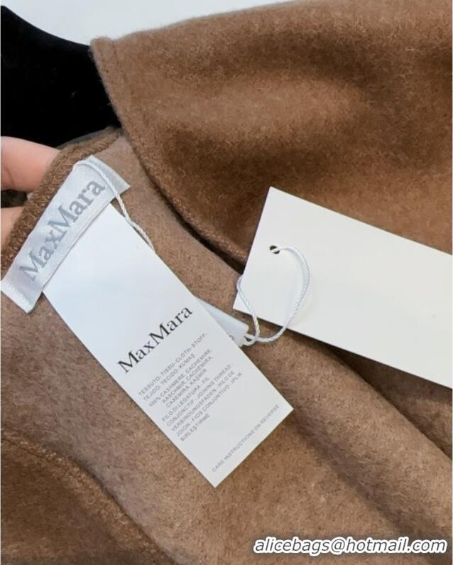 Original Cheap Max Mara Wool Cape M110521 Brown 2025