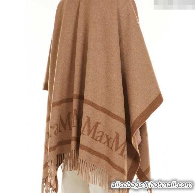 Original Cheap Max Mara Wool Cape M110521 Brown 2025