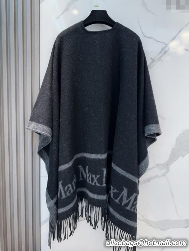 Inexpensive Max Mara Wool Cape M110522 Black 2025