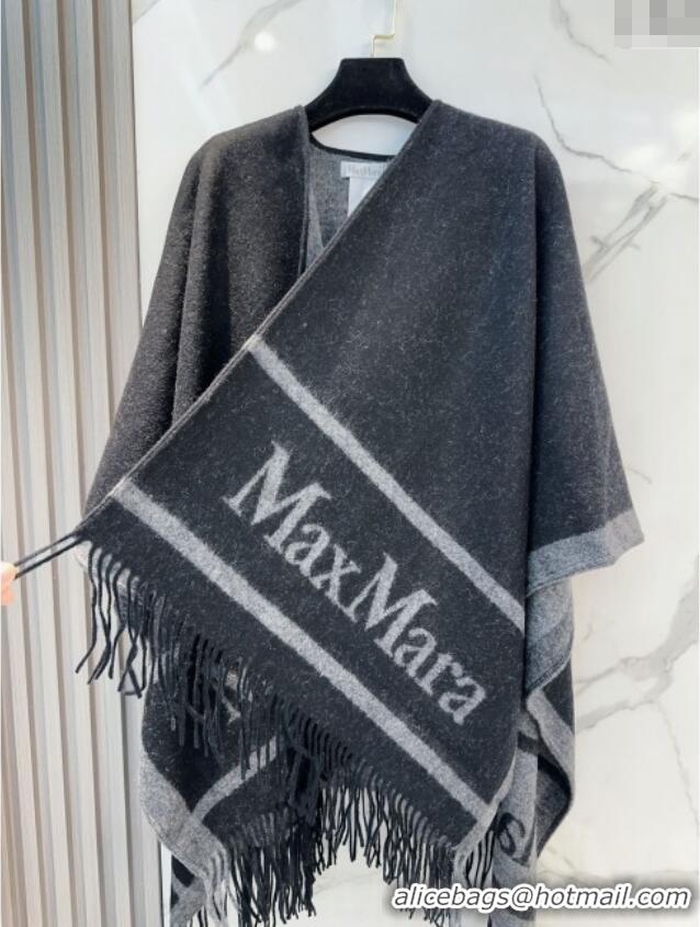 Inexpensive Max Mara Wool Cape M110522 Black 2025