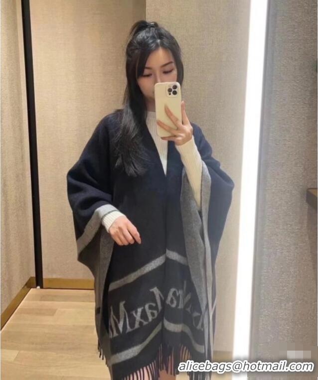 Inexpensive Max Mara Wool Cape M110522 Black 2025