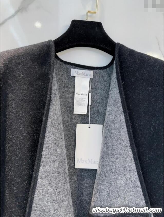 Inexpensive Max Mara Wool Cape M110522 Black 2025