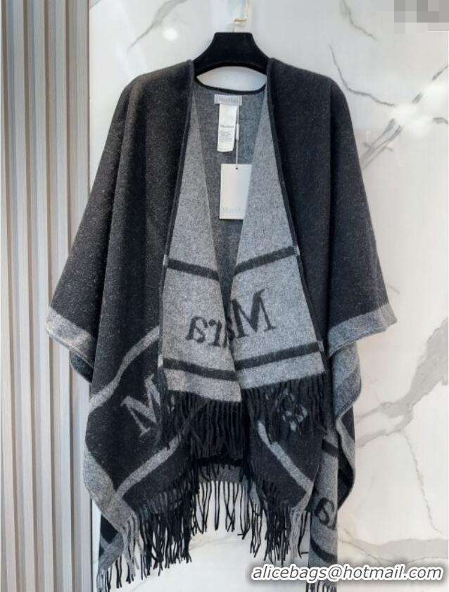 Inexpensive Max Mara Wool Cape M110522 Black 2025