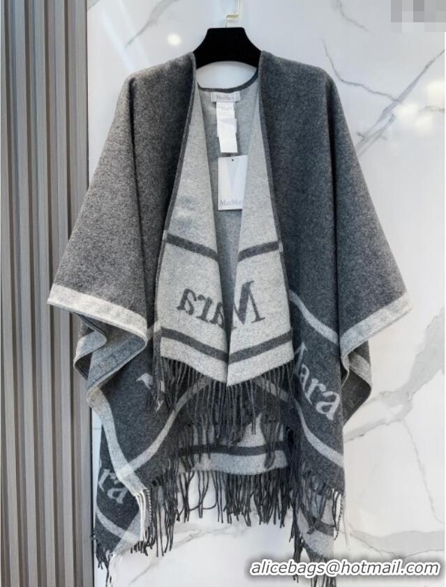 Market Sells Max Mara Wool Cape M110523 Grey 2025