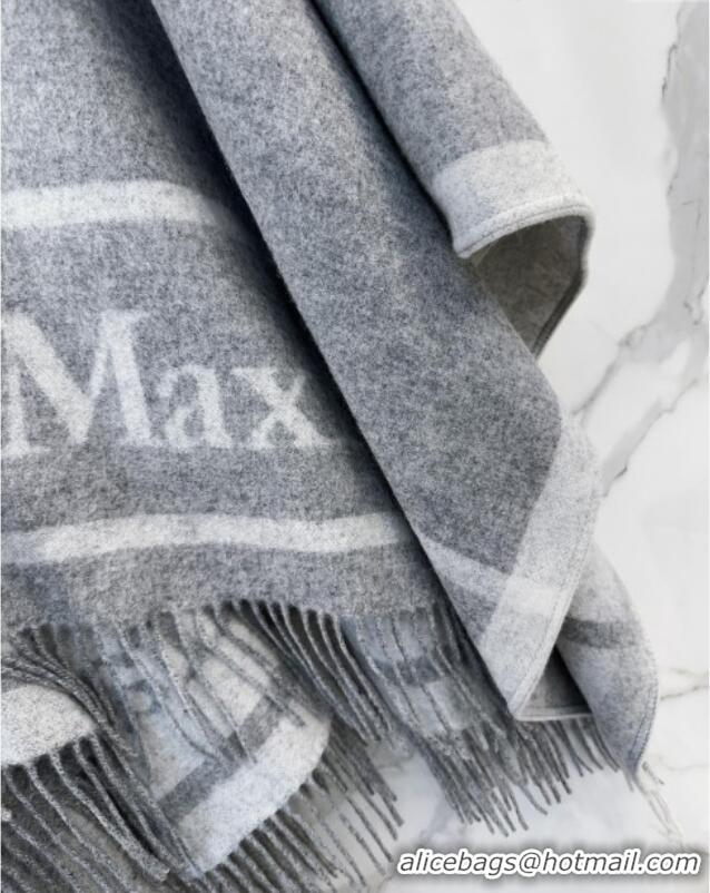Market Sells Max Mara Wool Cape M110523 Grey 2025