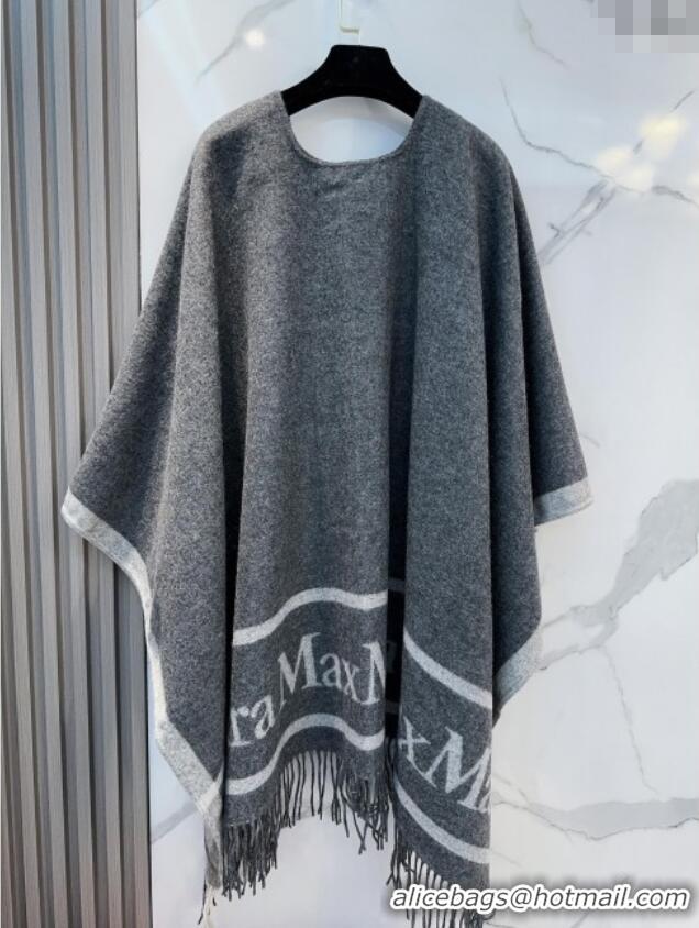 Market Sells Max Mara Wool Cape M110523 Grey 2025