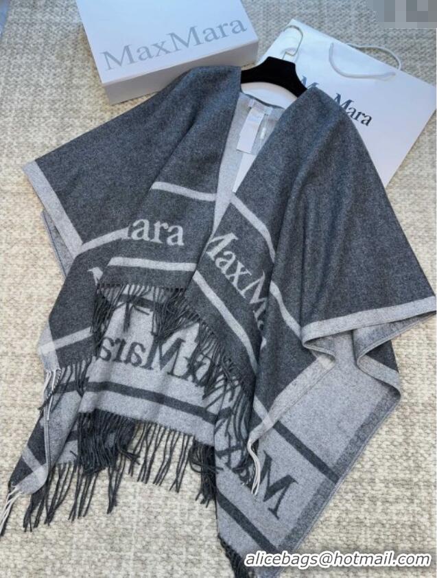 Market Sells Max Mara Wool Cape M110523 Grey 2025