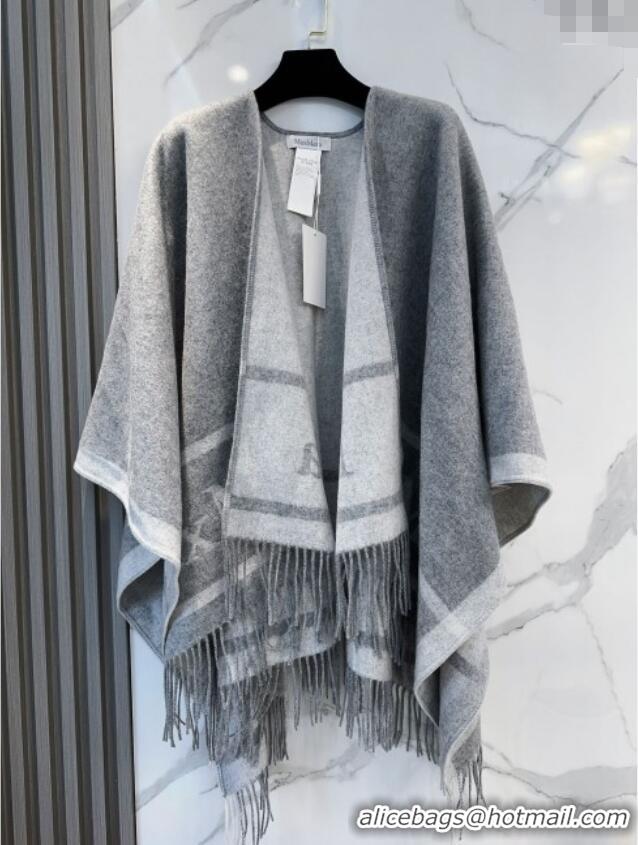 Market Sells Max Mara Wool Cape M110523 Grey 2025