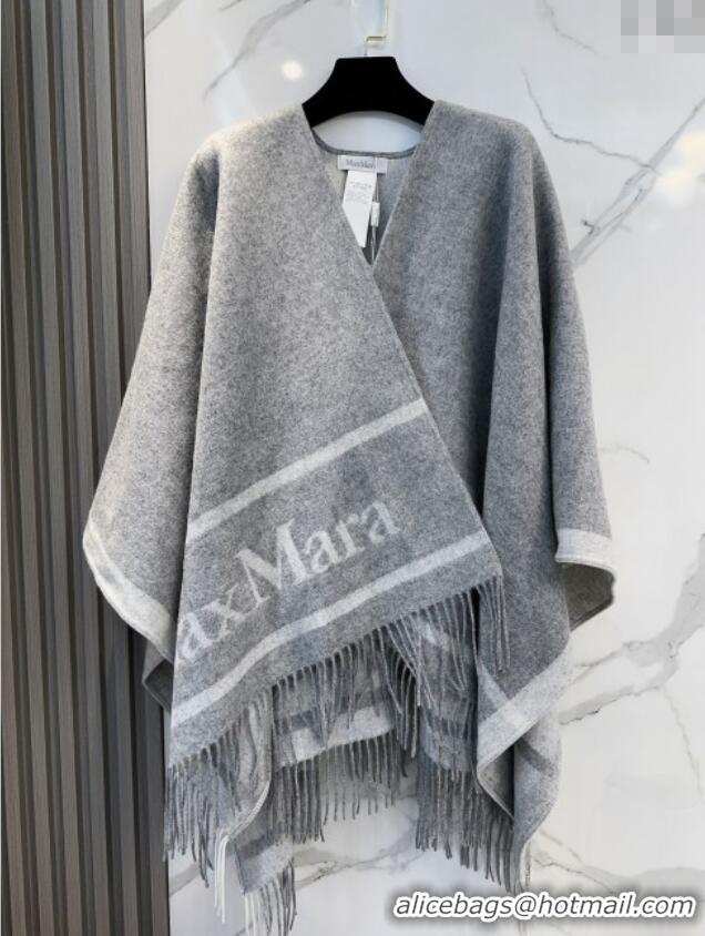 Market Sells Max Mara Wool Cape M110523 Grey 2025