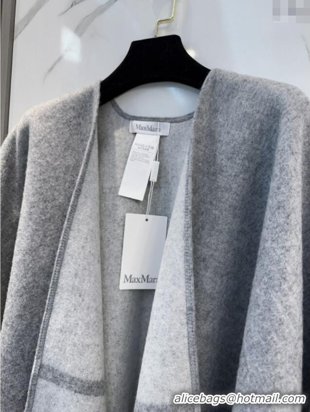 Market Sells Max Mara Wool Cape M110523 Grey 2025
