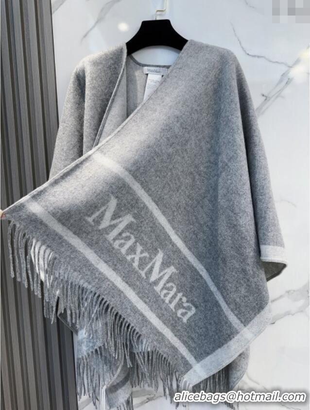 Market Sells Max Mara Wool Cape M110523 Grey 2025