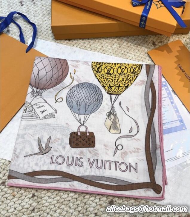 Market Sells Louis Vuitton Cashmere & Silk Scarf 140x140 LV110513 Beige 2025