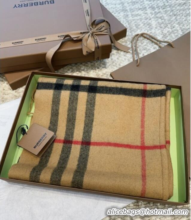 Modern Classic Burberry Cashmere Hooded Scarf B110601 2025