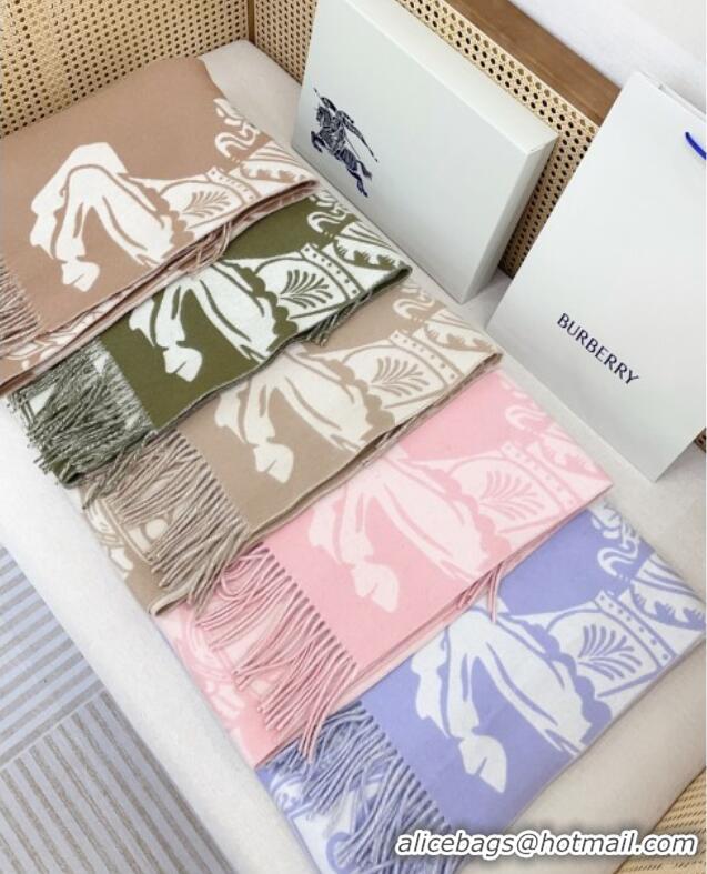 Modern Classic Burberry Cashmere Cape B110602 Light Purple 2025