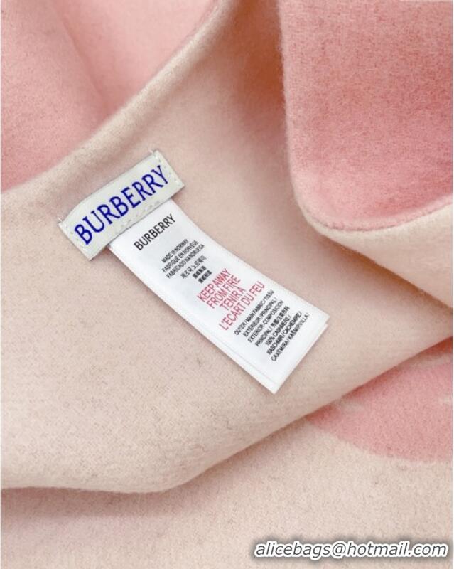 Market Sells Burberry Cashmere Cape B110604 Pink 2025