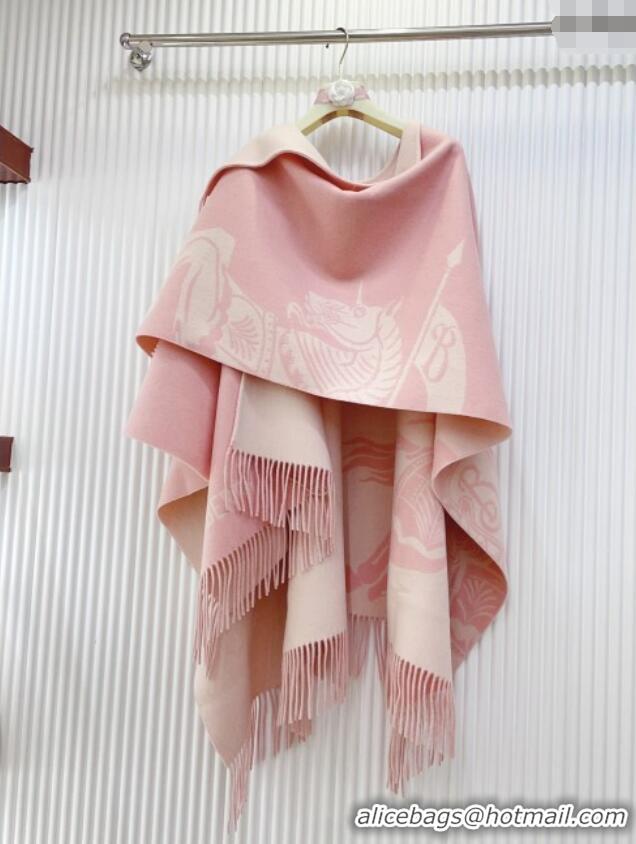 Market Sells Burberry Cashmere Cape B110604 Pink 2025