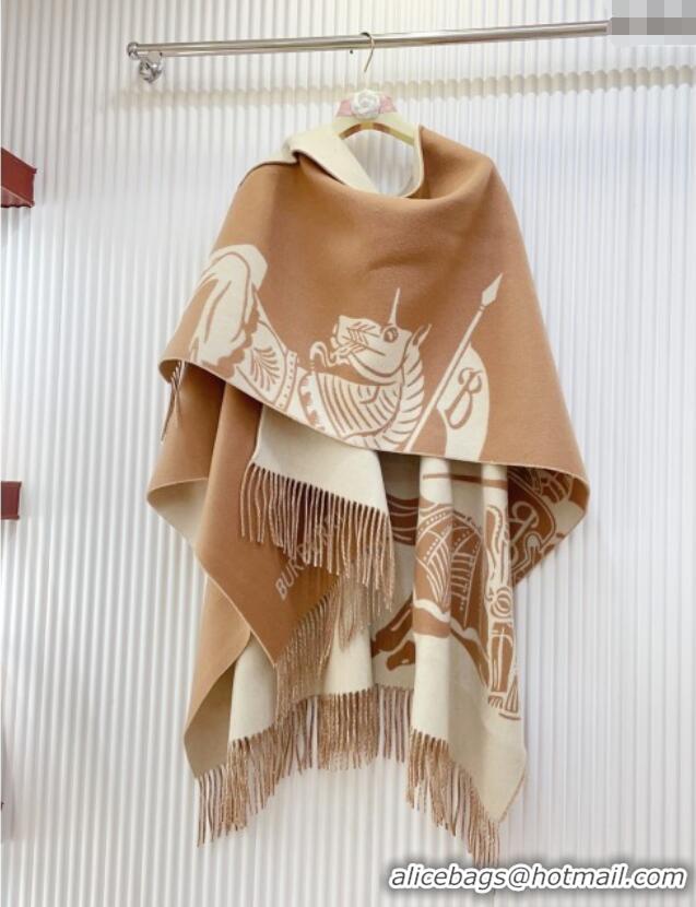 Classic Discount Burberry Cashmere Cape B110605 Brown 2025