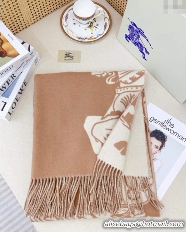 Classic Discount Burberry Cashmere Cape B110605 Brown 2025