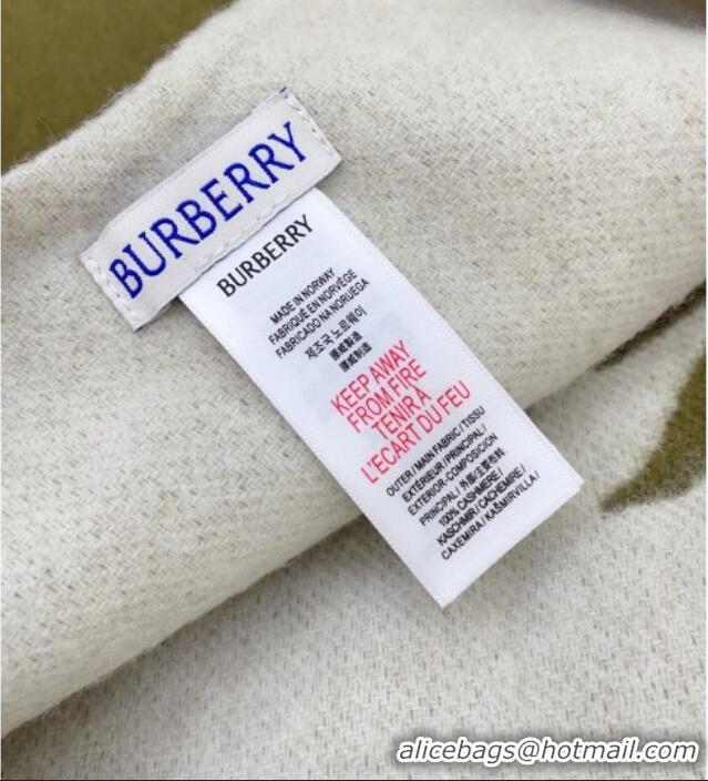 Top Grade Promotional Burberry Cashmere Cape B110606 Green 2025