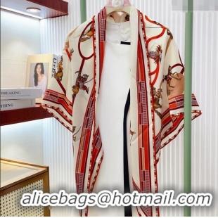 Spot Bulk Hermes Cashmere & Silk Triangle Scarf H110707 Red 2025