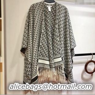 Grade Quality Dior Oblique Cashmere Reversible Cape D110718 2025