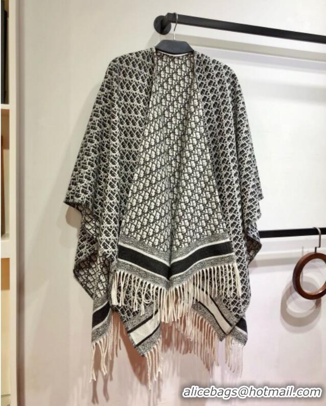 Grade Quality Dior Oblique Cashmere Reversible Cape D110718 2025