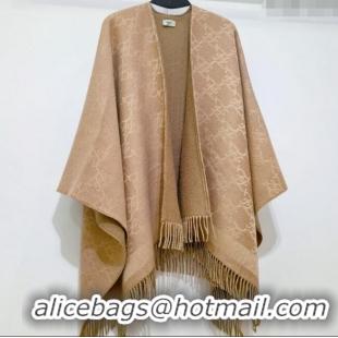 Fashion Discount Fendi Wool & Cashmere Cape F110719 Brown 2025