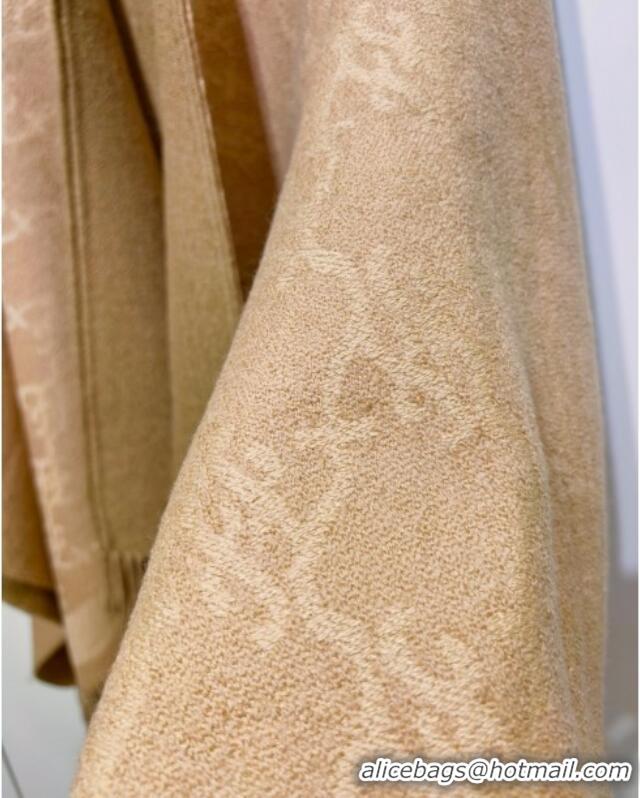 Fashion Discount Fendi Wool & Cashmere Cape F110719 Brown 2025