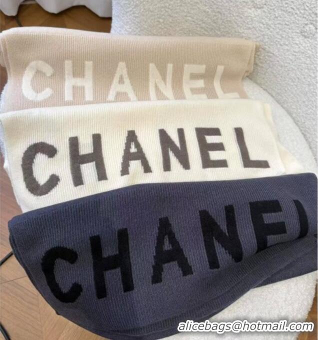 Best Price Chanel Cashmere Scarf 180x45cm CH110706 White 2025