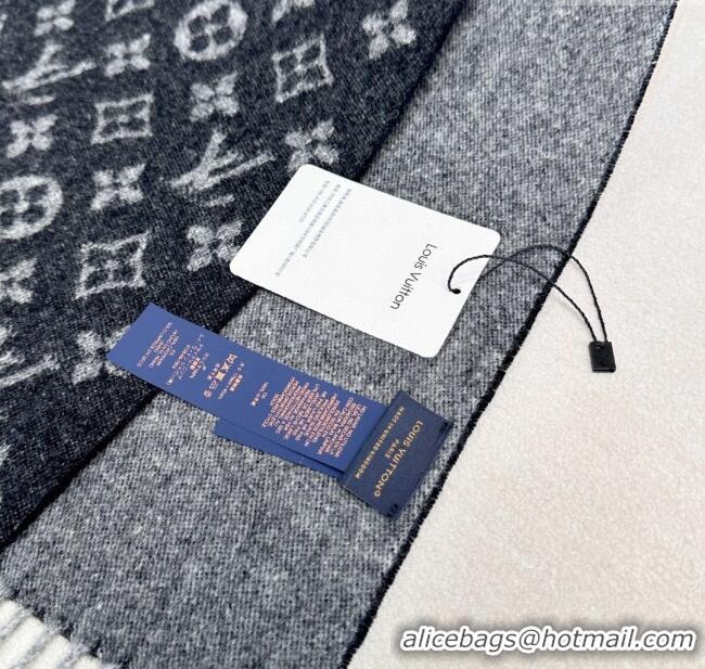 Market Sells Louis Vuitton Cashmere Long Scarf 180x30cm LV110715 Black 2025