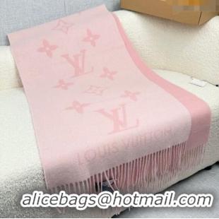 Good Looking Louis Vuitton Reykjavik Cashmere Long Scarf 45x180cm LV111101 Pink 2025
