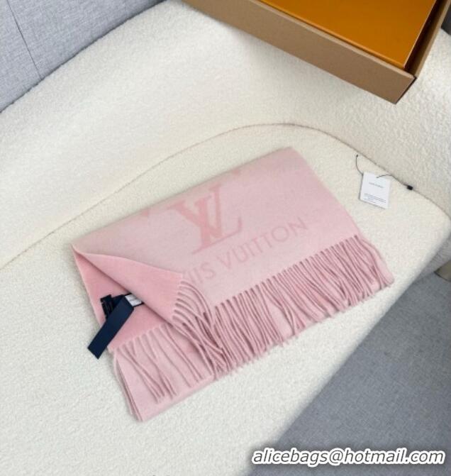 Good Looking Louis Vuitton Reykjavik Cashmere Long Scarf 45x180cm LV111101 Pink 2025